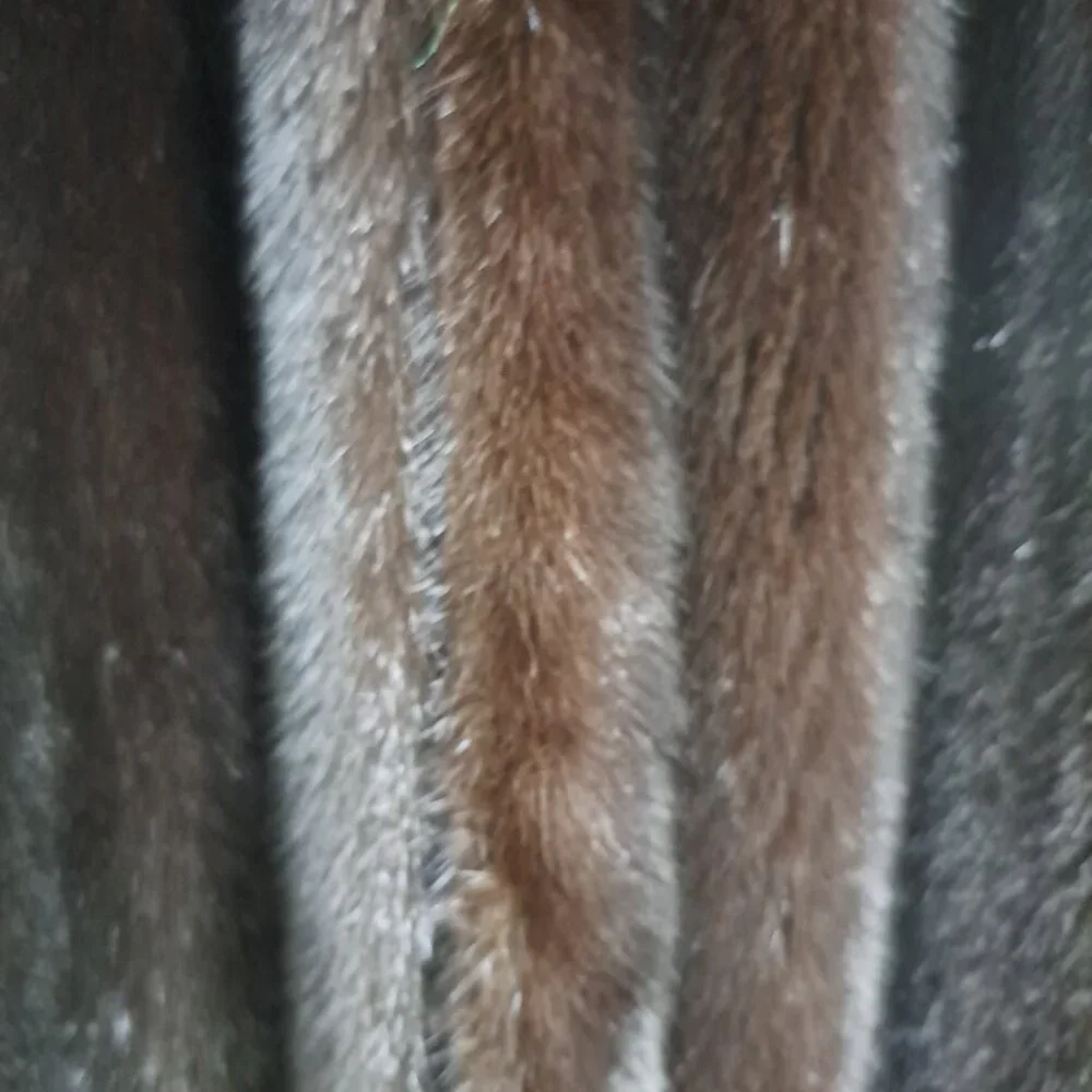 MINK COAT GENUINE FULL LENGTH 48IN SIZE 10 EXCELLENT CONDITION  48long 24in slee - Picture 7 of 16